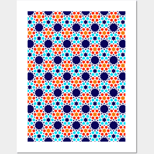 Arabic pattern Posters and Art